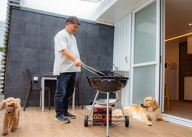 星ぞらテラス 107号室 BBQ