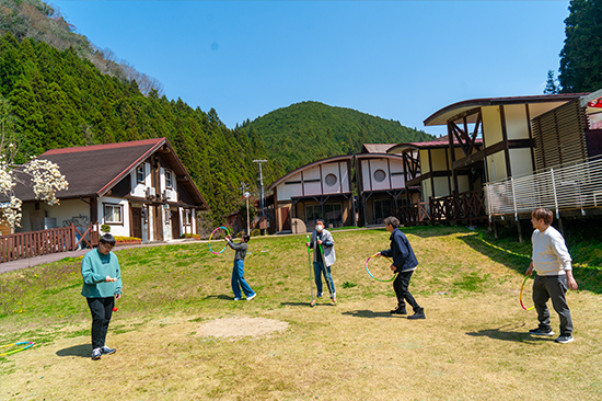 昭和遊び体験風景